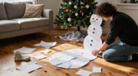Forget A Second Christmas Tree, Habitat's Supersized Paper Snowman Is The Best Way To Make A Statement This Festive Season For Under £20