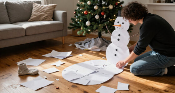 Forget A Second Christmas Tree, Habitat's Supersized Paper Snowman Is The Best Way To Make A Statement This Festive Season For Under £20
