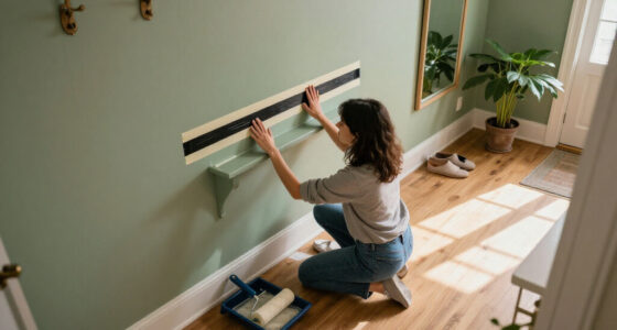 How A Designer Used Bold Stripes (And ChatGPT!) To Transform Her Entryway