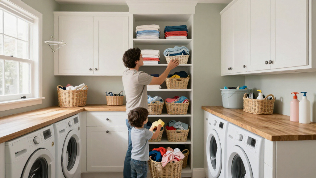 I Designed A Tiny Laundry Room For My Family Of 4 – These Clever Storage Ideas Keep It Clutter-free