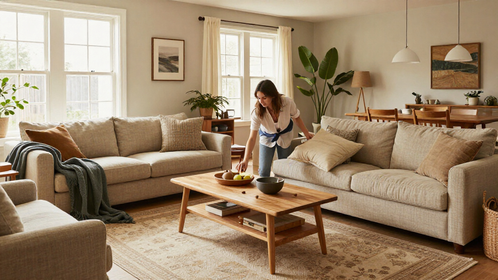 Miranda Hart Has Beautifully Zoned Her Open-plan Living Room – It’s A Brilliant Example If You’re Stuck For Ideas