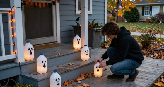 Not Wreaths: Bring Back Nostalgic '90S Halloween Decor With This Milk Jug Porch Garland