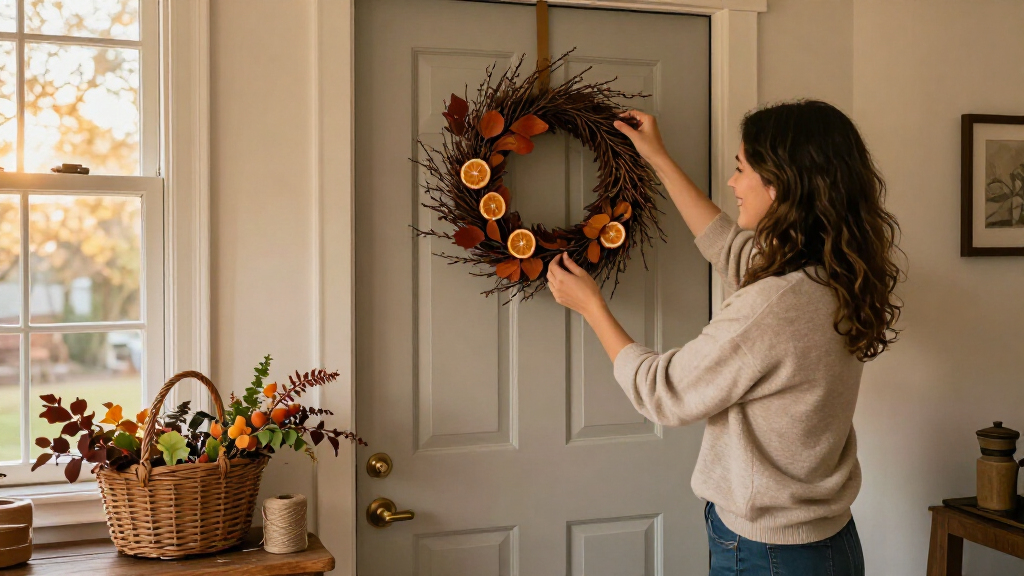 Swap Your Classic Fall Wreath For A Unique DIY Option That Costs Less
