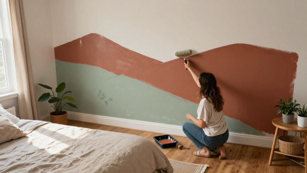 This $160 Bedroom Mural Reminds Her Of Home — The Idea Is From Reddit