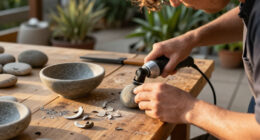 Turn Ordinary River Rocks Into High-End Bowls With An Impressive DIY